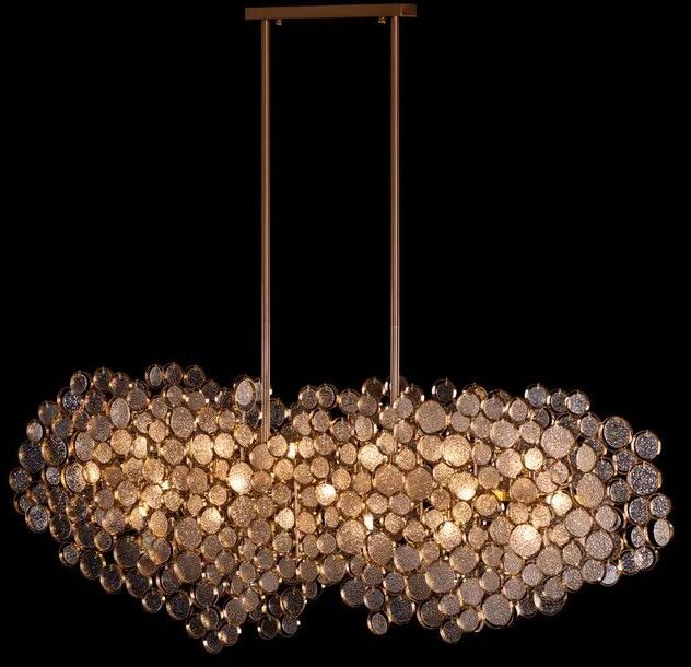 Louder Than Thunder (Large, Gold) Crystal Chandelier