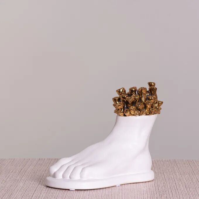 Perfect Pair (gold/ White) Ceramic Home Decor