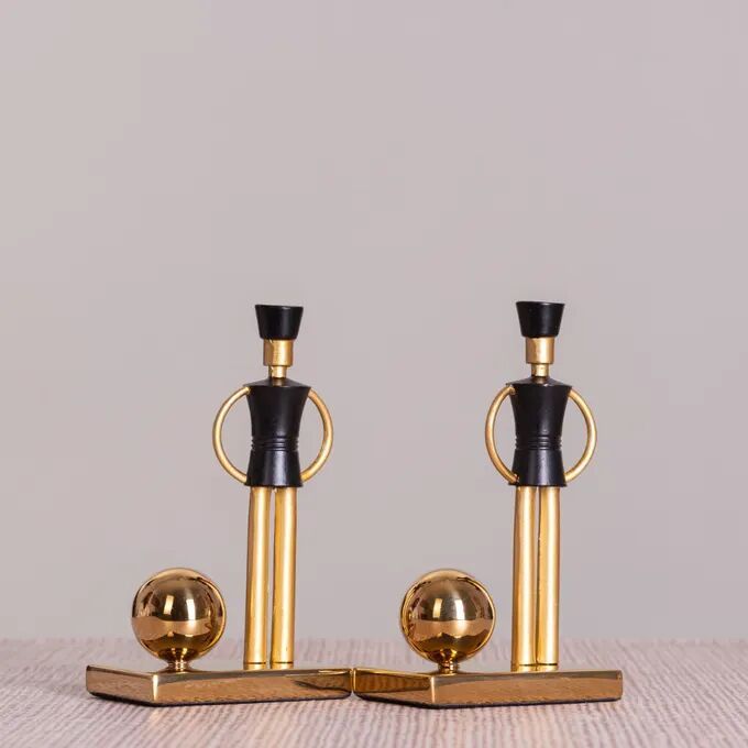 Pickwick Set Of 2 Gold Black Home Decor