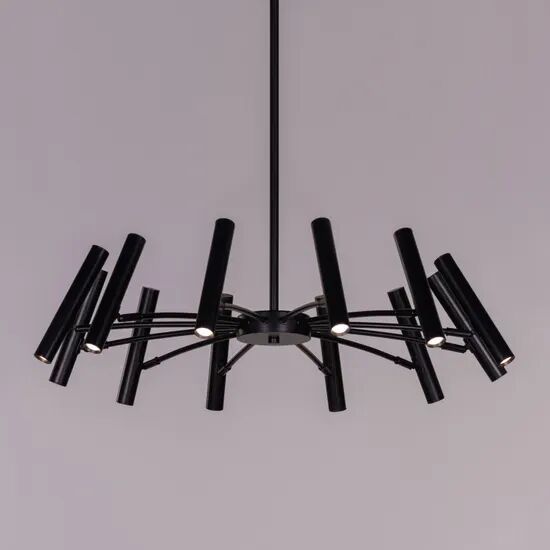 Set The Scene (black, 3 Color Built-in LED) Chandelier