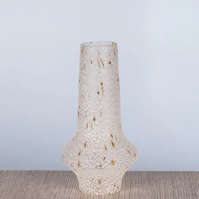 Snow Snob Textured Glass Vases