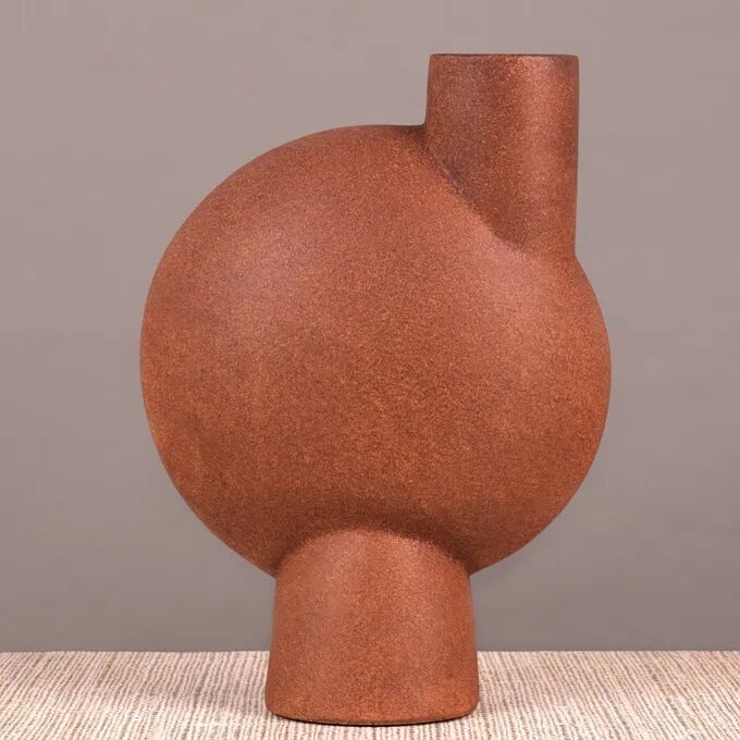 Terra Cotta Travel (Brown) Ceramic Vase