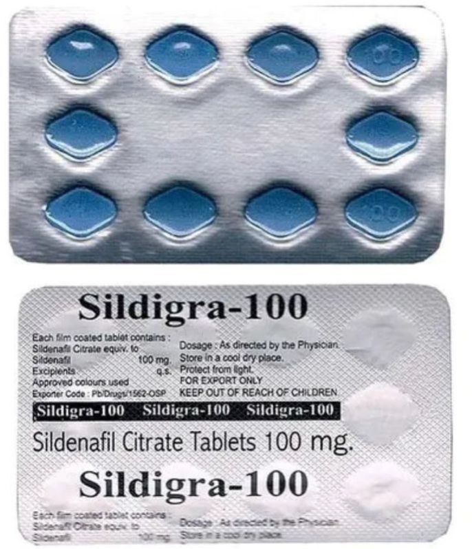 Sildigra Sildinafil 100 Mg Tablets