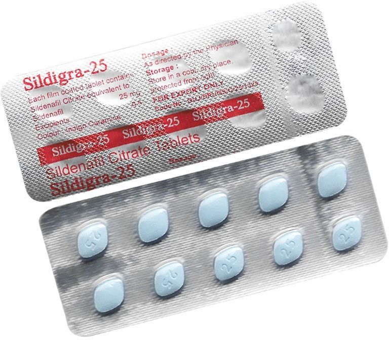 Sildigra 25 Mg Tablets