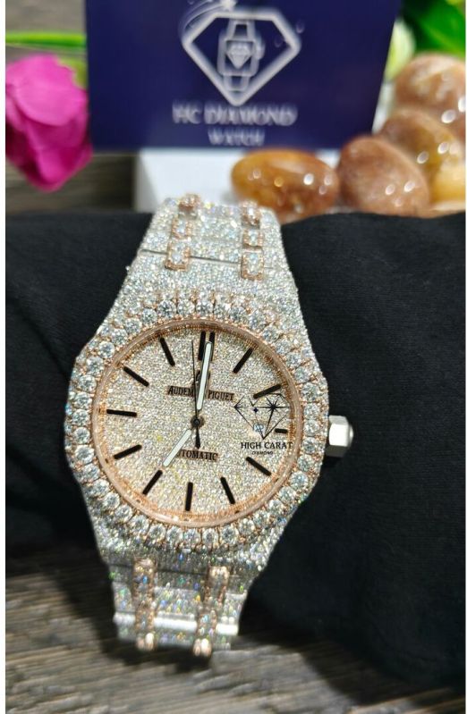 Audemars Piguet Moissanite Diamond Watch