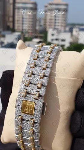 PR24 Arabic Dial VVS Moissanite Diamond Watch