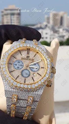 PR24 Arabic Dial VVS Moissanite Diamond Watch