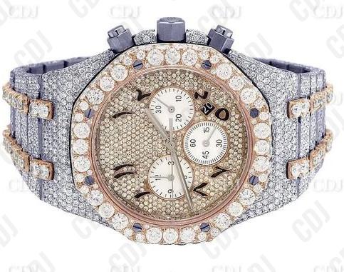 PR24 Arabic Dial VVS Moissanite Diamond Watch