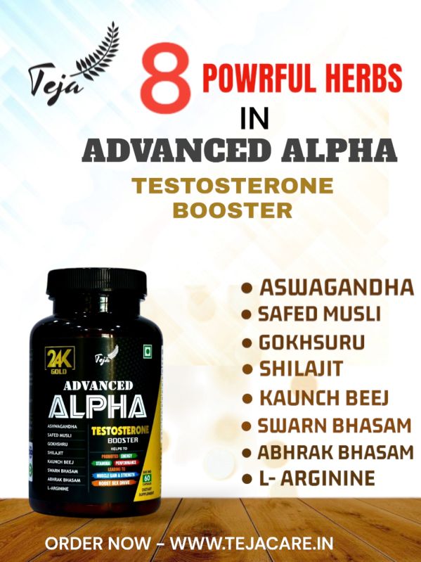 Teja Care Advanced Alpha Testosterone Booster 24K Gold