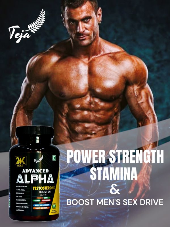 Teja Care Advanced Alpha Testosterone Booster 24K Gold