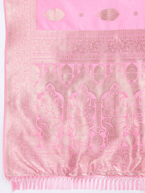 Meena Soft Pure Banarasi Silk Saree