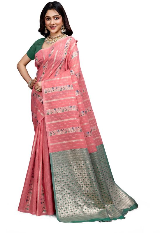 Sajni Gajri Cotton Silk Saree