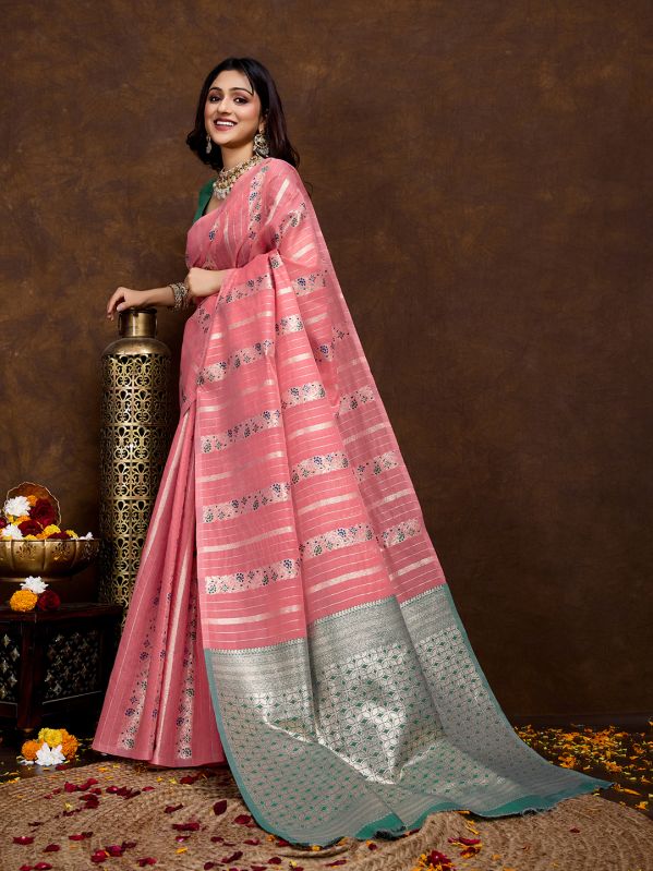 Sajni Gajri Cotton Silk Saree