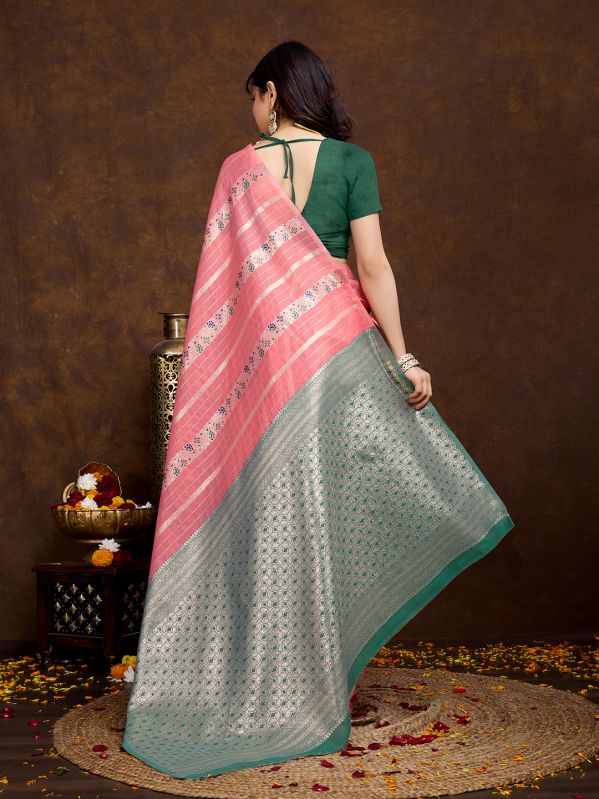 Sajni Gajri Cotton Silk Saree