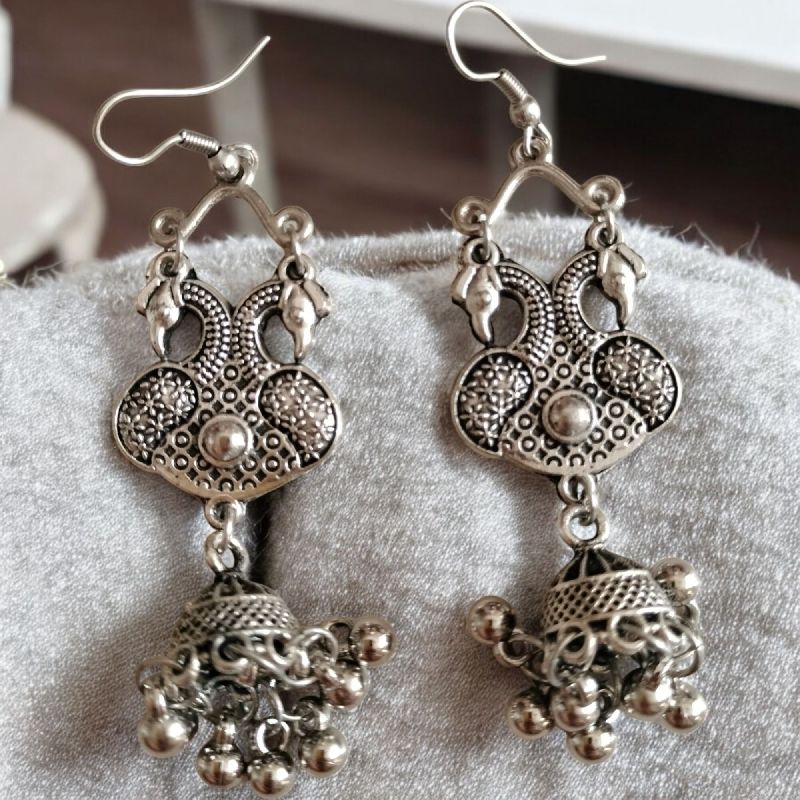 JJO16 Ladies Fancy Oxidized Drop Earrings