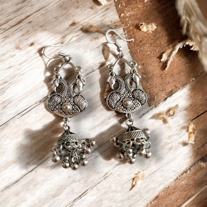 JJO16 Ladies Fancy Oxidized Drop Earrings