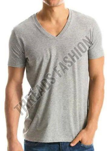 Mens Deep V Neck T Shirt