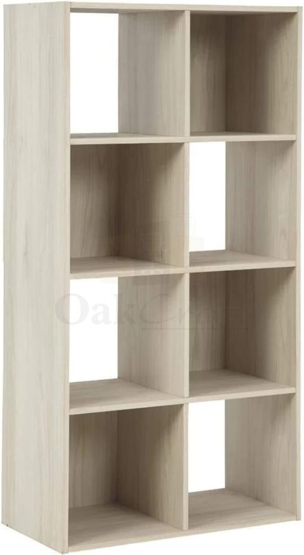 Oakcraft Multipurpose Eight Cube Wooden Bookshelf