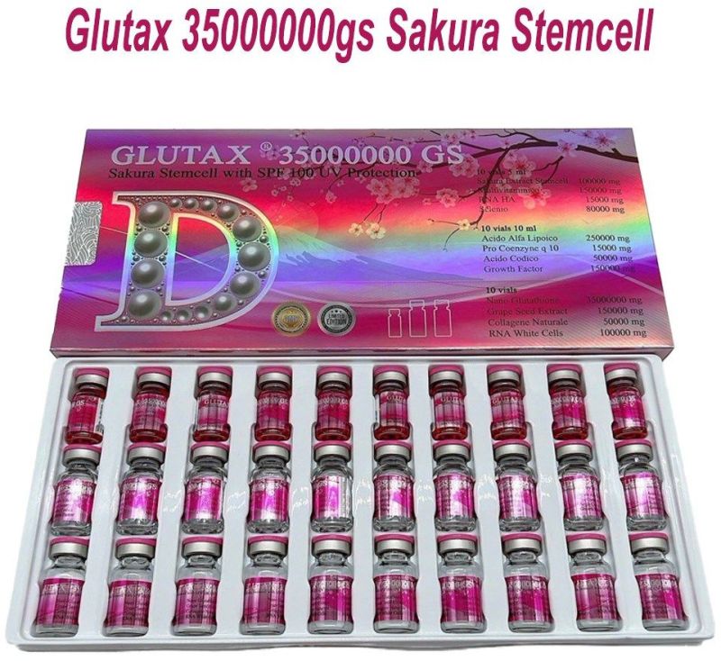 Glutax 35000000GS Sakura Glutathione Skin Whitening Injection