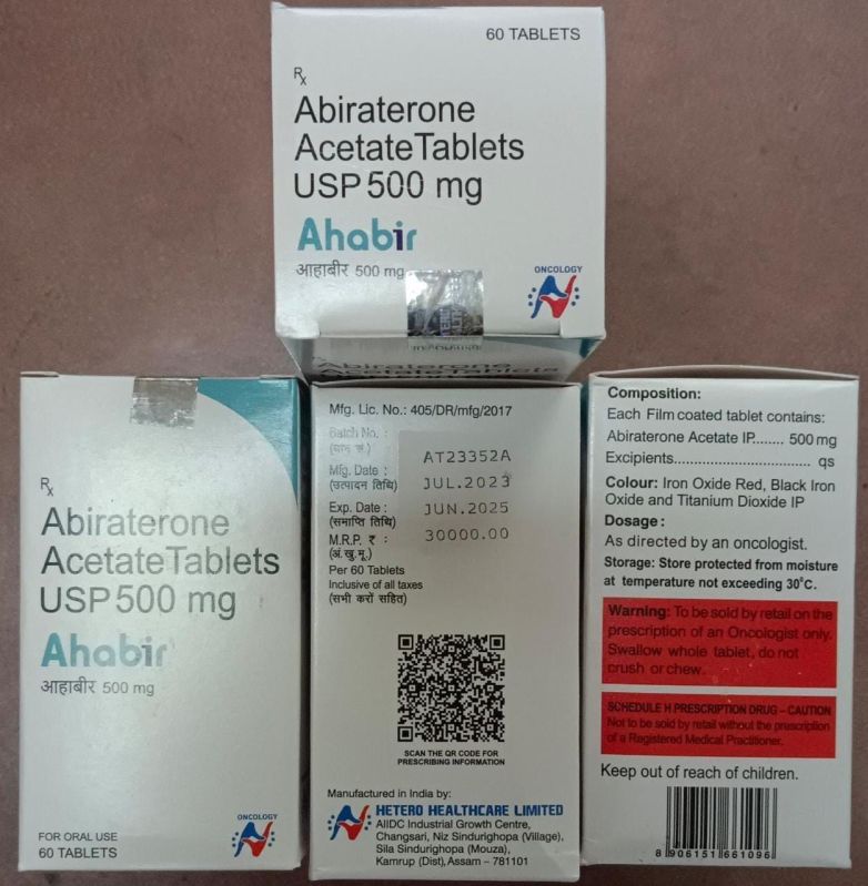 Ahabir Abiraterone Acetate Ahabir Tablets