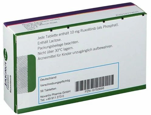 Jakavi Ruxolitinib 10 Mg Tablet