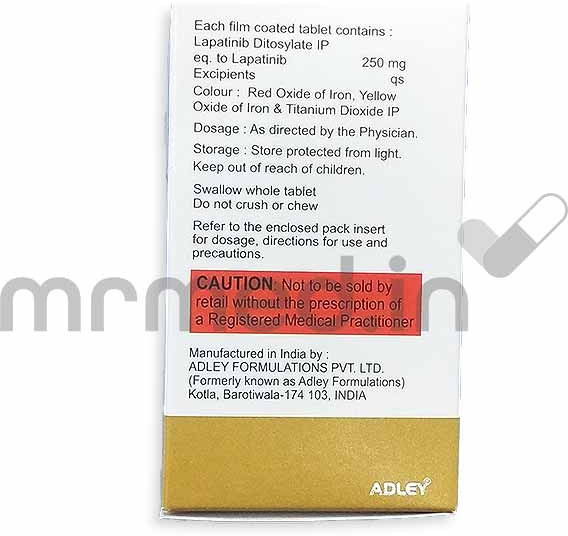 Lapatinib 250 Mg Tablet, Adley