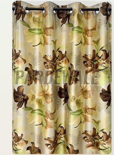 Swiss Flora Print Curtain