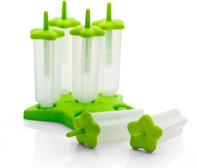 Green Plastic Ice Candy Maker Set