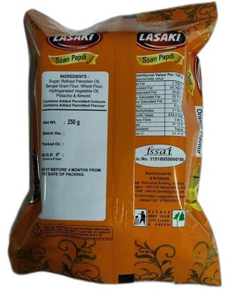 Lasaki Orange Flavor Soan Papdi