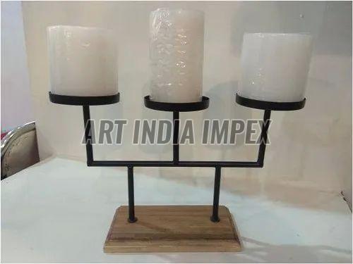 Decorative Iron Candle Holder