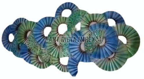 Hammered Finish Colored Metal Wall Art