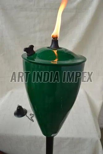 Iron Large Cone Garden Oil Torch