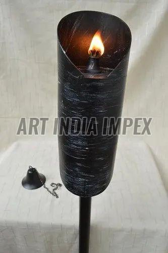 Iron Pipe Garden Oil Torch