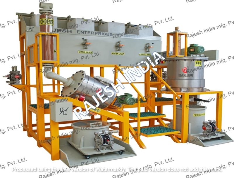Tumbler Type Gold Refining Machine