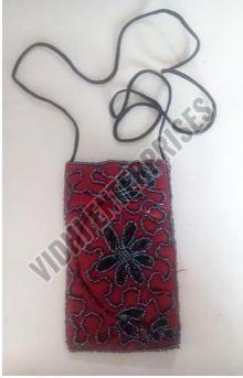 Red Zari Mobile Purse, Style : Antique