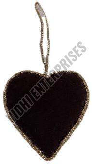 Zari Work Wall Hanging Heart, For Decoration, Style Type : Antique