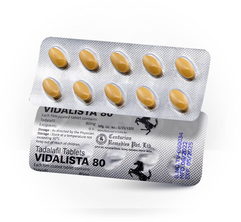 Vidalista 80 Tadalafil Tablet