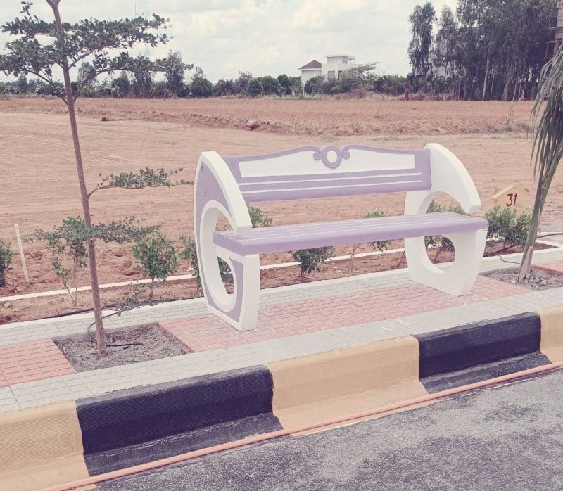 3 Seater Designer RCC Garden Bench