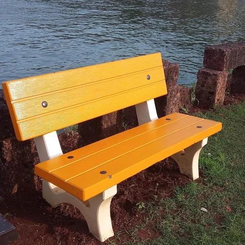 3 Seater Yellow RCC Garden Bench