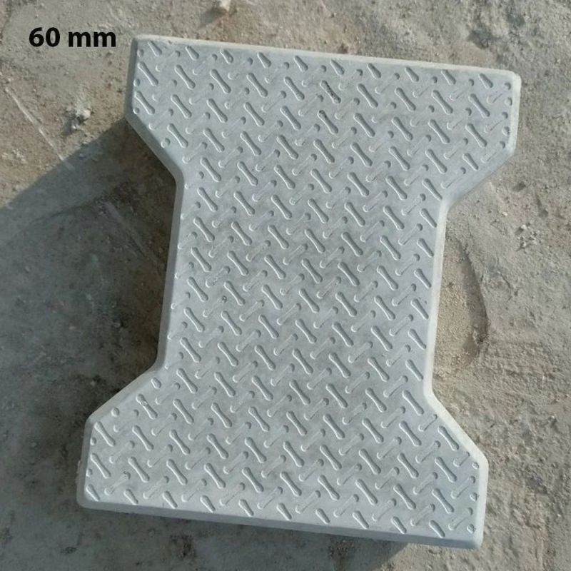 60mm Grey Dumble Cement Paver Block