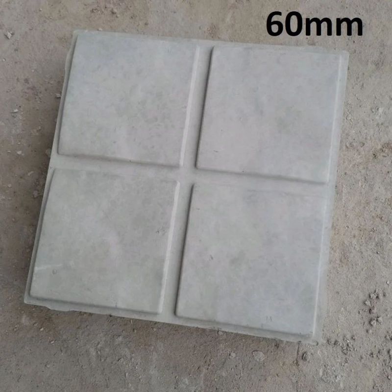 60mm Grey Square Cement Paver Block
