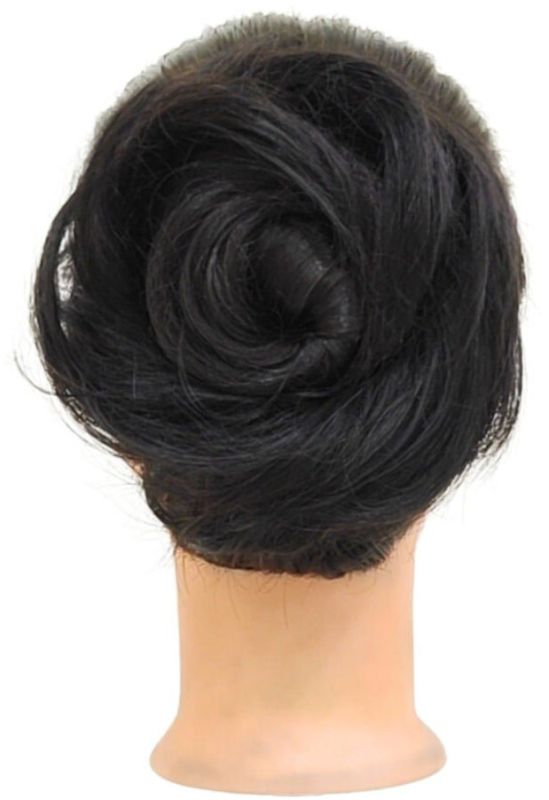 Black Real Hair Scrunchies