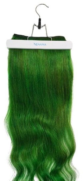 Green Volumizer Real Human Clip Hair Extension