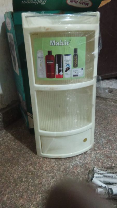 Bathroom Organizer Mahir Dual Shelf Unit