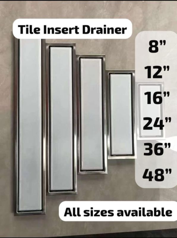 SS304 Tile Insert Drain Cover