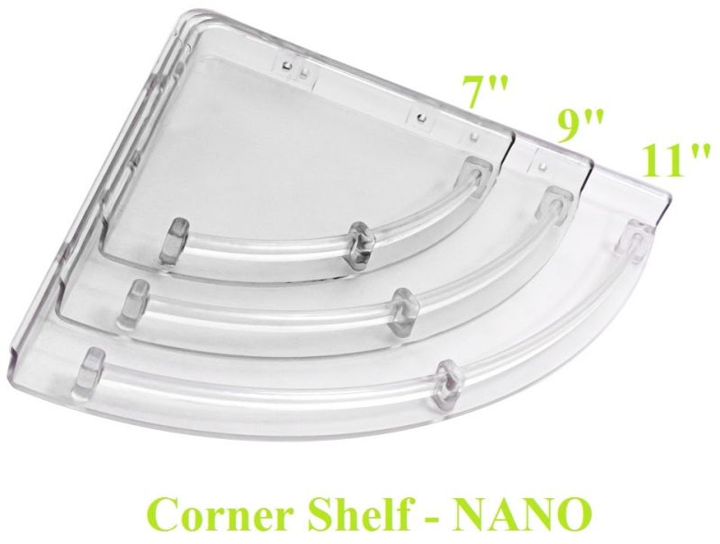 Unbreakable ABS Corner Shelf Nano