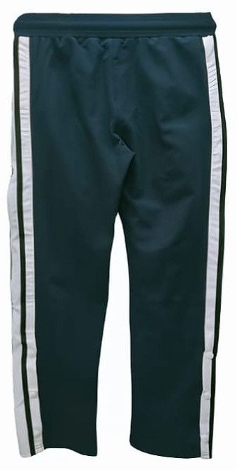 Mens Dark Green Polyester Lower