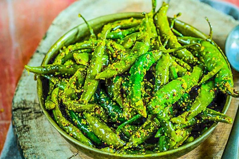 green chilli pickle