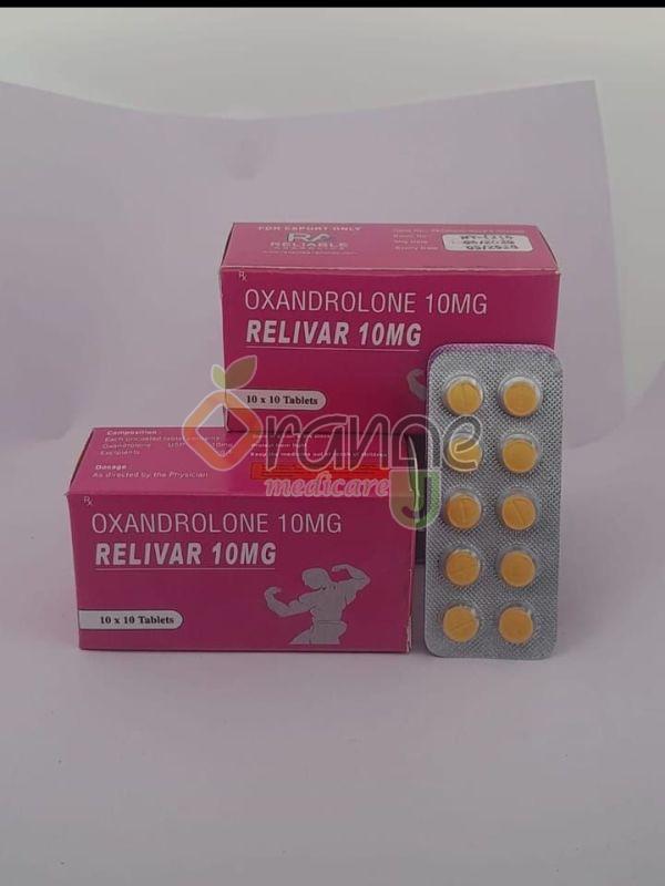Relivar Oxandrolone 10mg Tablets