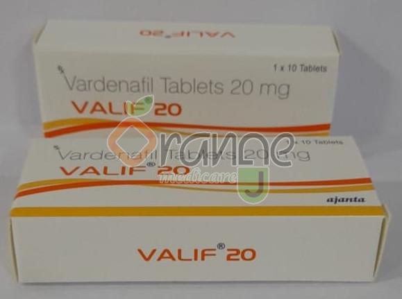 Valif 20mg Vardenafil Tablets